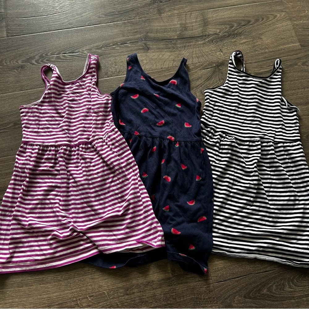 Old Navy Navy Watermelon Patterned Dress